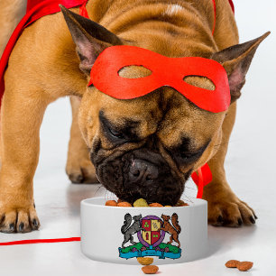 Squirrels Rampant Doggy Coat of Arms Custom Name