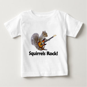 Squirrels Rock! Baby T-Shirt