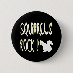 Squirrels Rock! Button