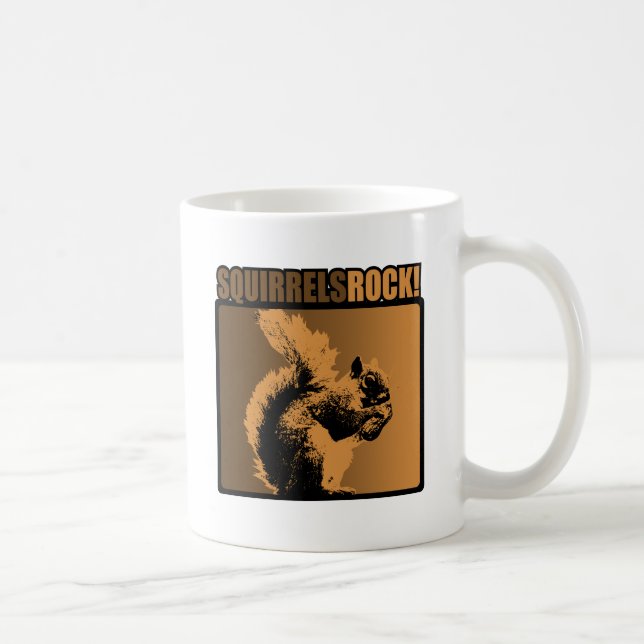 Squirrels Rock! Coffee Mug (Right)