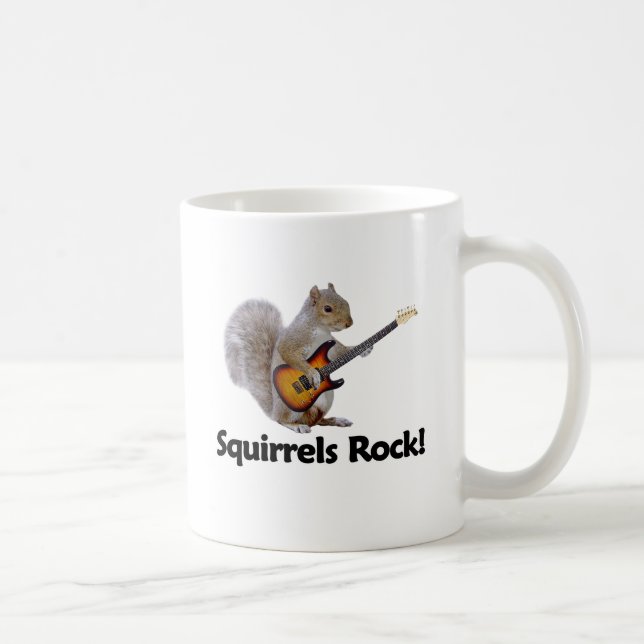 Squirrels Rock! Coffee Mug (Right)
