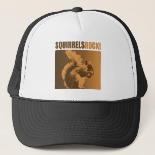 Squirrels Rock! Trucker Hat