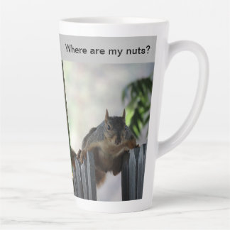Squirrels Rule Latte Mug