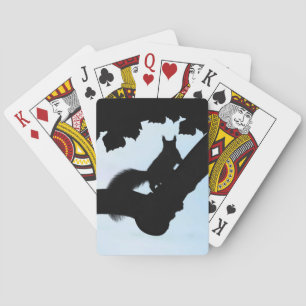 Squirrely Blues Playing Cards