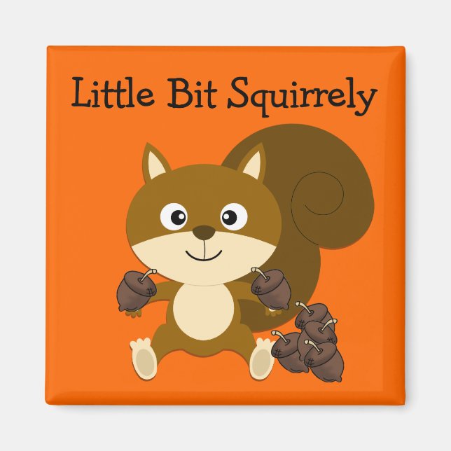 Squirrely Magnet (Front)