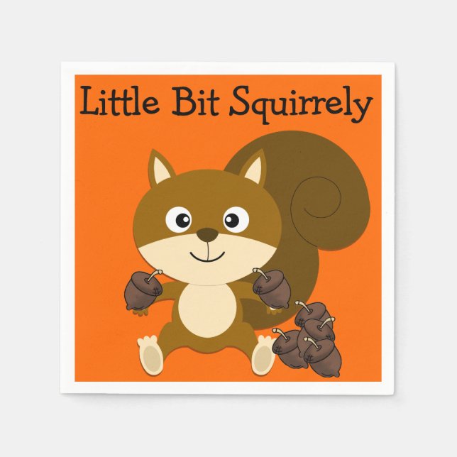 Squirrely Napkin (Front)