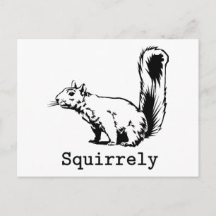 Squirrely Postcard
