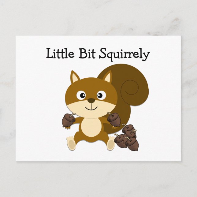 Squirrely Postcard (Front)