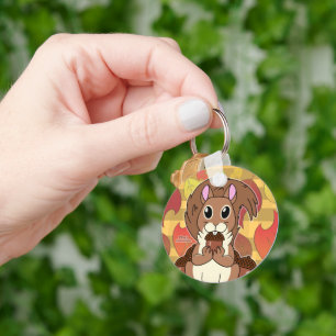 Squirrely Squirrel -  Key Ring