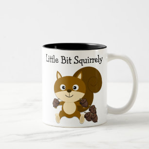 Squirrely Two-Tone Coffee Mug