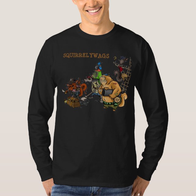 SQUIRRELYWAGS T-Shirt (Front)