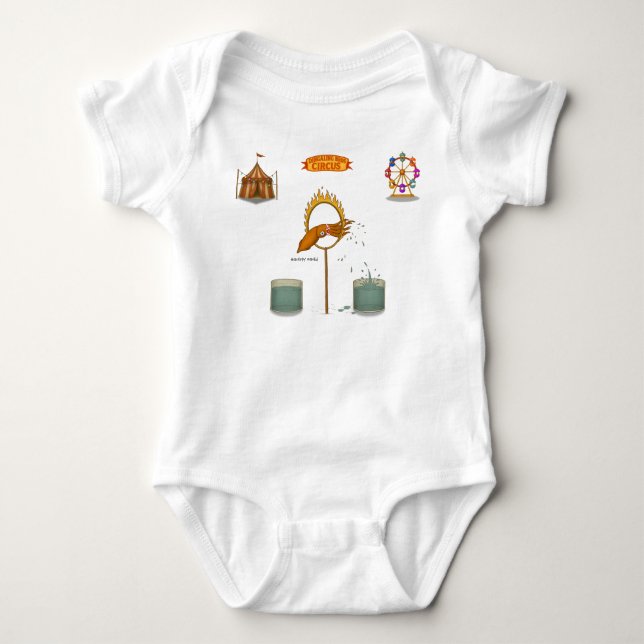 Squirty squid baby bodysuit (Front)