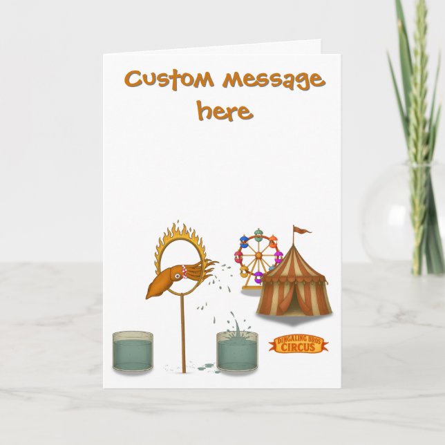 Squirty squid card (Front)
