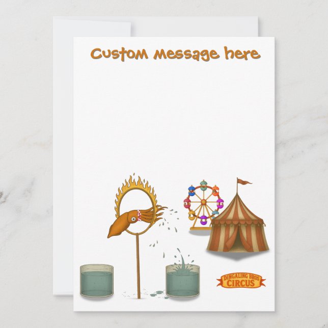 Squirty squid card (Front)