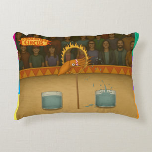 Squirty squid decorative cushion