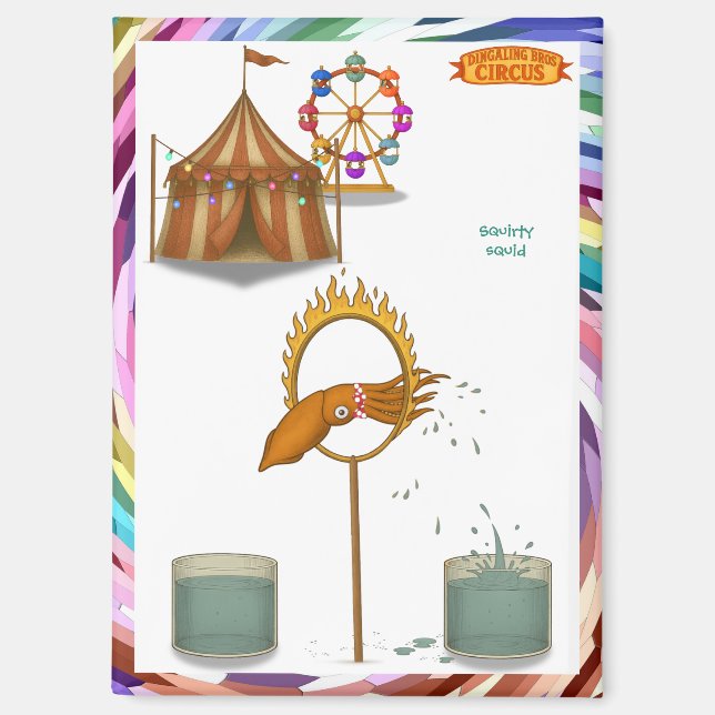 Squirty squid magnet (Front)