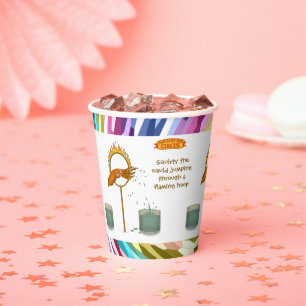 Squirty squid paper cups