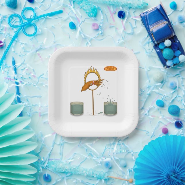 Squirty squid paper plate (Party)