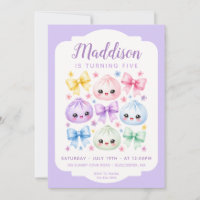 Squish Girl Cute Kawaii Dumpling Birthday party
