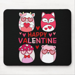 Squish Squad Happy Valentine Gifts For Kids Woman Mouse Pad