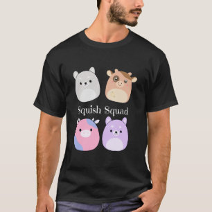 Squish Squad Stuffed Animal Mallow Plush Collector T-Shirt