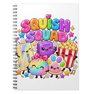 Squish Squad Viral Squishies Popcorn Butter Dumpli Notebook