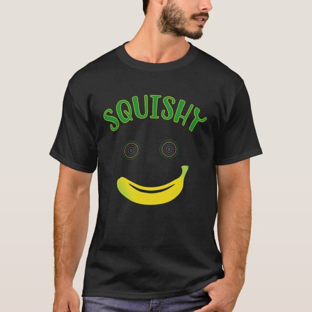 Squishy Banana Clown Squish Face Doctor Food T-Shirt (Front)
