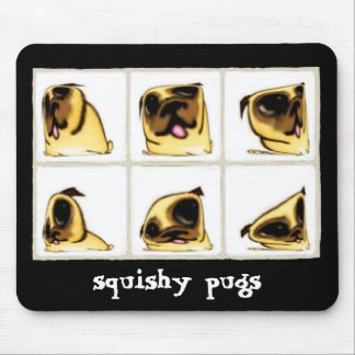 Squishy Pugs Mousepad
