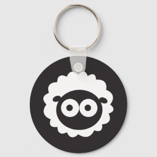 Squishy Sheep Key Ring