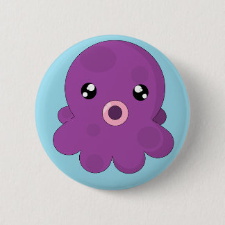 Squishy the Squid 6 Cm Round Badge