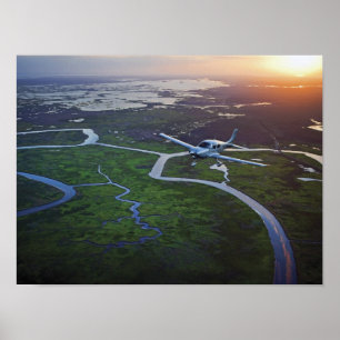SR22 over Blackwater Poster