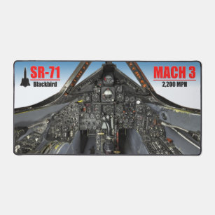 SR-71 BLACKBIRD COCKPIT DESK MAT