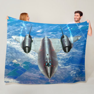 SR-71 BLACKBIRD FLEECE BLANKET