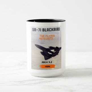 SR-71 Blackbird Habu Designer Mug