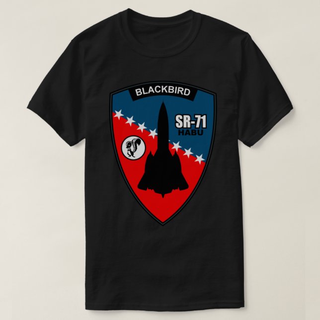 SR-71 Blackbird Habu   T-Shirt (Design Front)