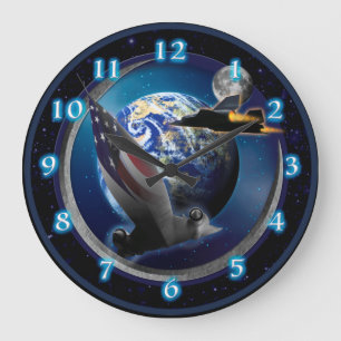 SR-71 Blackbird HIGH RANGERS Round Clock