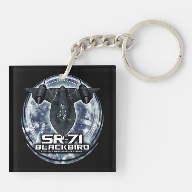 SR-71 Blackbird Key Ring (Back)