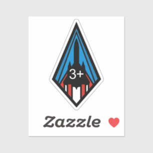 SR-71 Blackbird Mach 3 Commemorative Insignia Squa