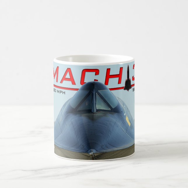 SR-71 Blackbird MACH Mug (Center)