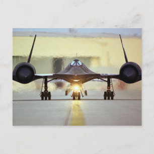 SR 71 Blackbird Postcard