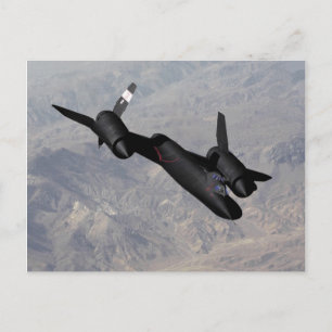 SR 71 Blackbird Postcard