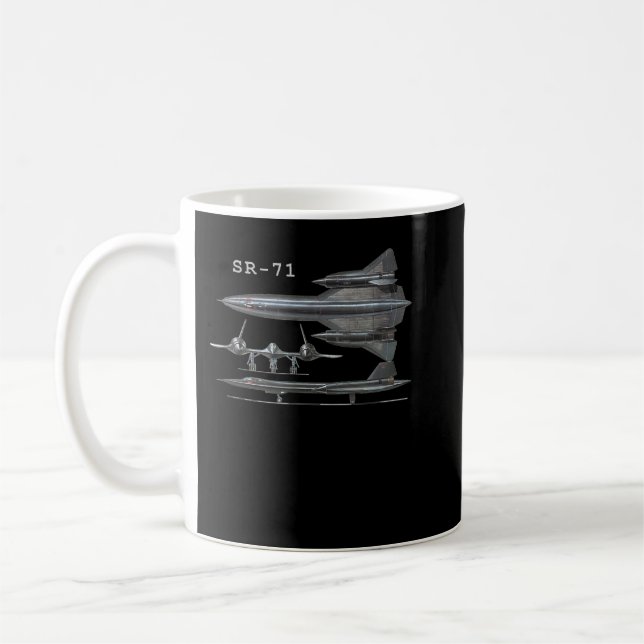 SR-71 Military Aircraf Coffee Mug (Left)