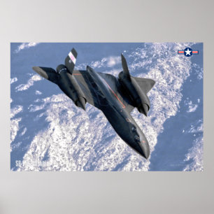 SR-71B BLACKBIRD POSTER