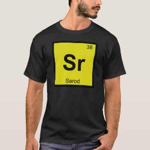 Sr - Sarod Music Chemistry Periodic Table Symbol T-Shirt