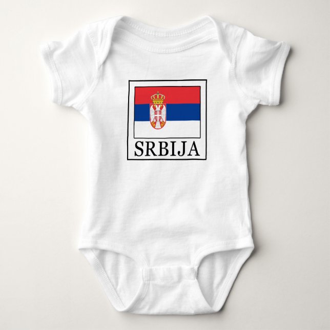 Srbija Baby Bodysuit (Front)