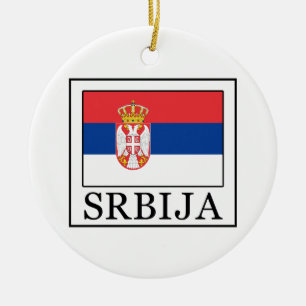 Srbija Ceramic Ornament