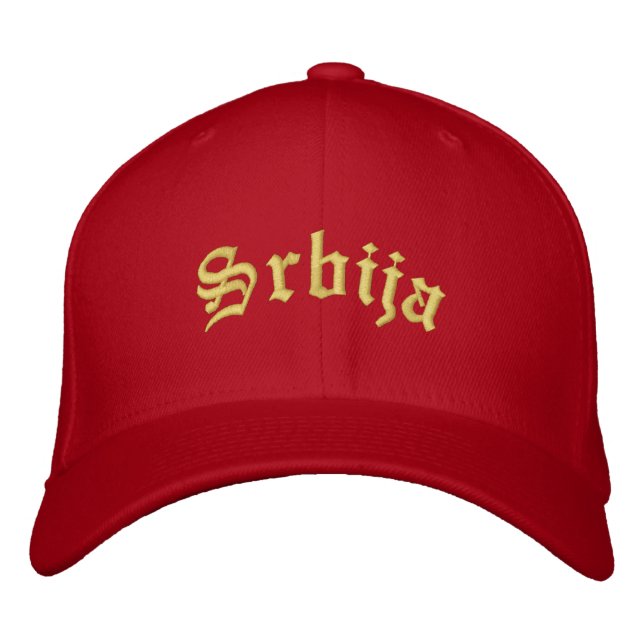 Srbija Embroidered Hat (Front)