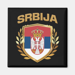 Srbija Flag Shield Serbia Magnet