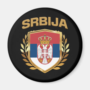 Srbija Flag Shield Serbia Magnet
