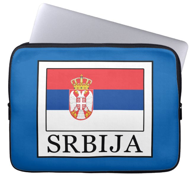 Srbija Laptop Sleeve (Front)